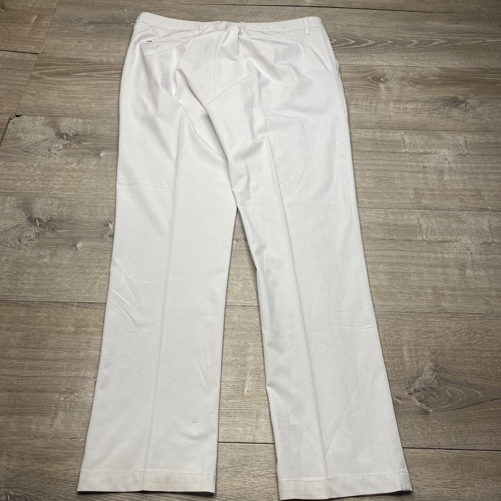 Linksoul Golf Pants Mens 36R Light Grey Performance Stretch Chino Trousers